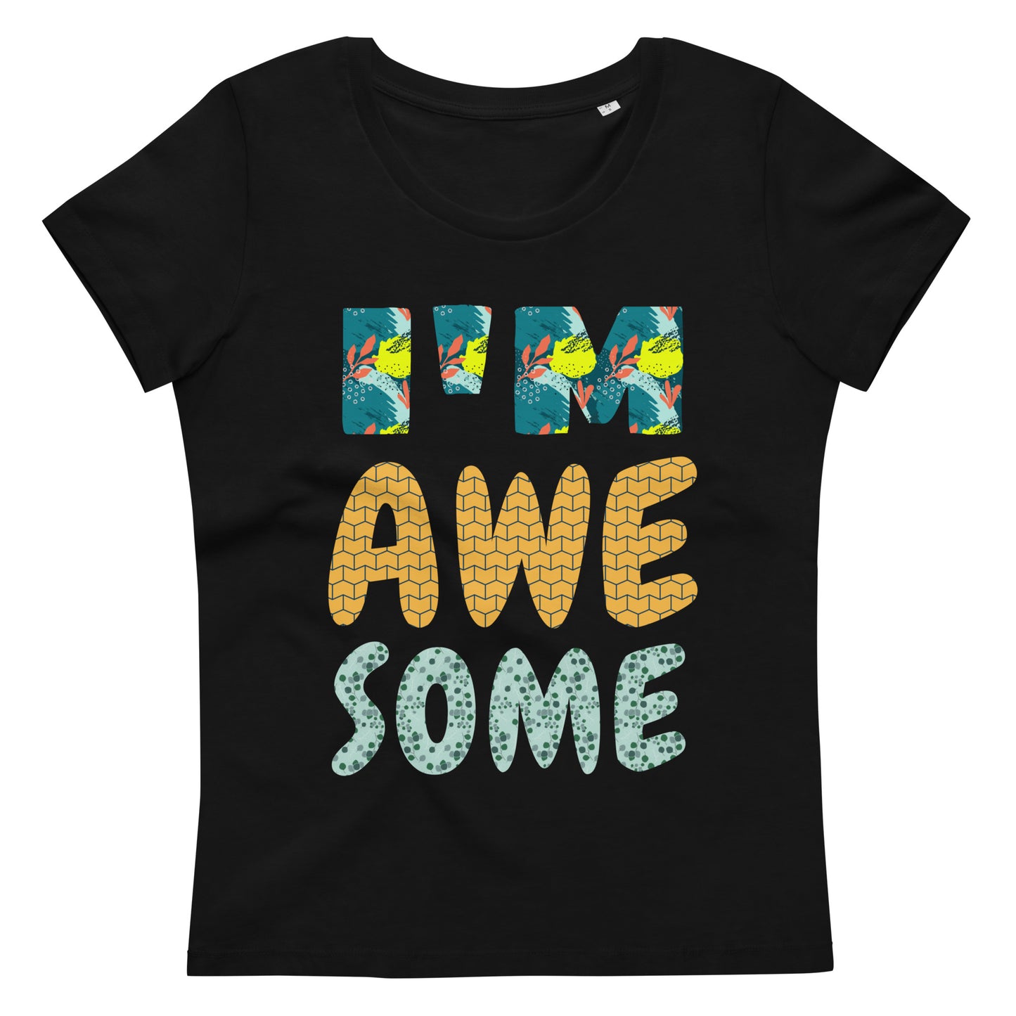 Women's fitted eco tee - Awesome